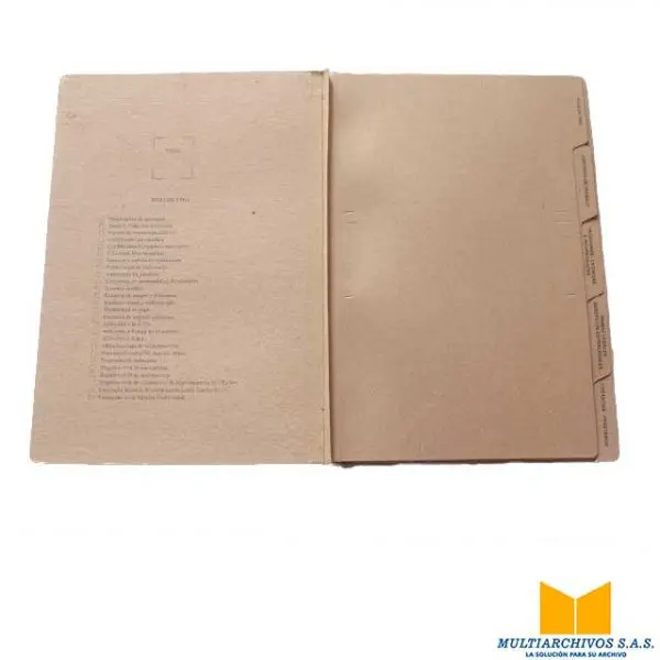 Multifolder Hoja de vida estándar